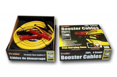 Century Pro Glo 4Ga 20Ft Yellow Booster Cables