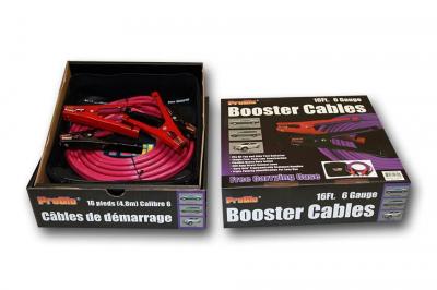 Century Pro Glo 6Ga 16Ft Purple Booster Cables
