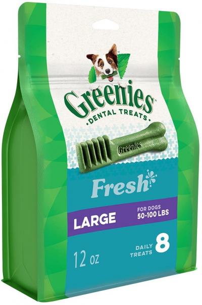 Greenies Treat Fresh Mint Large 12oz. 8ct.