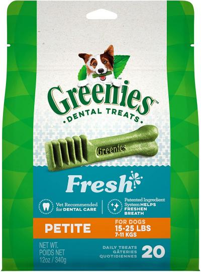 Greenies Treat Fresh Mint Petite 12oz. 20ct.