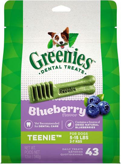 Greenies Treat Blueberry Teenie 12oz. 43ct.