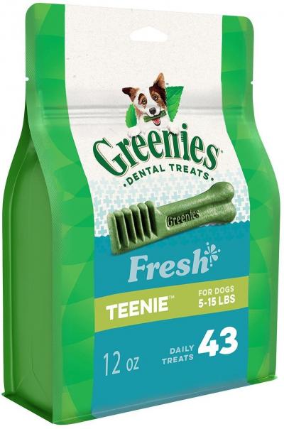 Greenies Treat Fresh Mint Teenie 12oz. 43ct.