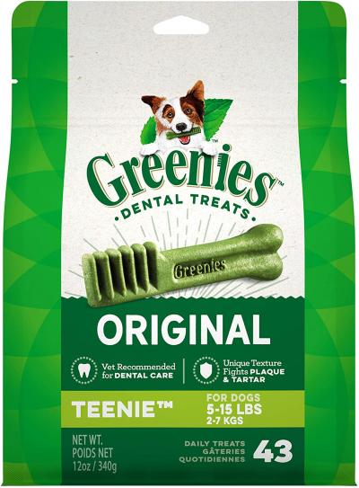 Greenies Treat Original Teenie 12oz. 43ct.