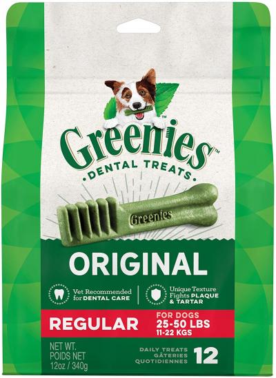 Greenies Treat Original Regular 12oz. 12ct.