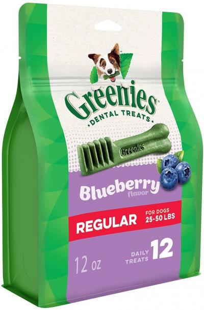 Greenies Treat Blueberry Regular 12oz. 12ct.