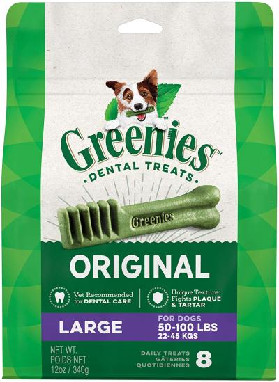 Greenies Treat Original Large 12oz. 8ct.
