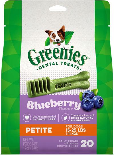 Greenies Treat Blueberry Petite 12oz. 20ct.