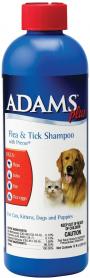 Adams Plus Flea & Tick Shampoo for Dogs and Cats 12oz.