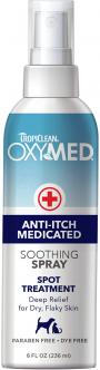 TropiClean OxyMed Anti-Itch Medicated Soothing Spray 8oz.