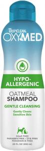 TropiClean OxyMed Hypoallergenic Oatmeal Shampoo 20oz.