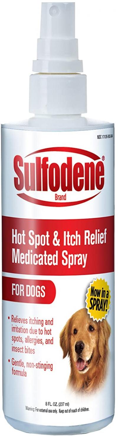 Sulfodene Medicated Hot Spot & Itch Relief Spray for Dogs 8oz.