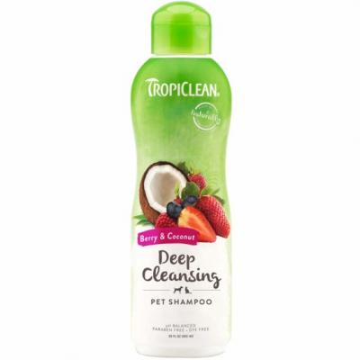 TropiClean Berry & Coconut Deep Cleansing Shampoo 20oz.