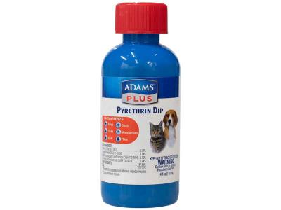 Adams Plus Pyrethrin Dip for Dogs & Cats 4oz.