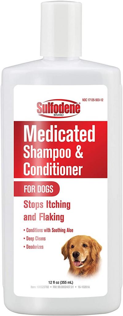 Sulfodene Medicated Shampoo with Aloe 12oz.