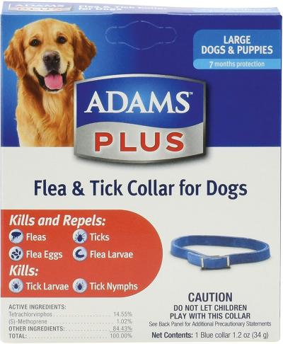 Adams Plus Flea & Tick Collar for Large Dogs