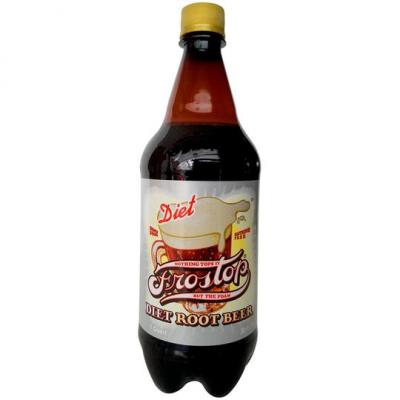 Frostop Diet Root Beer Soda 32oz.