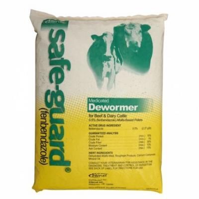 Safe-Guard Cattle & Swine Dewormer Pellets .5% 10lb