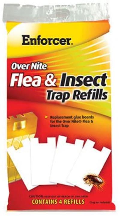 Enforcer Over Nite Flea & Insect Trap Refills 4Pk.