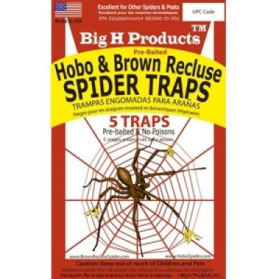 Big H Brown Recluse & Indoor Spider Traps 5Pk.