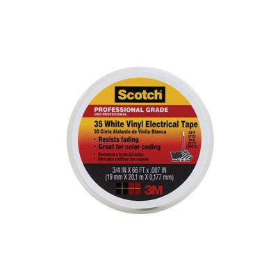 3M Scotch 3/4in. X 66ft. White Vinyl Electrical Tape