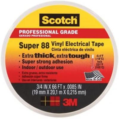 3M Scotch 3/4in. X 66ft. Super 88 Electrical Tape