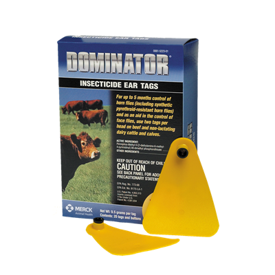 Dominator Insecticide Ear Tags 20ct