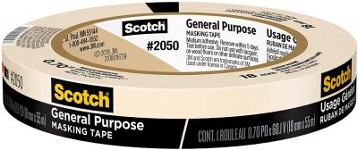Scotch 0.70in. X 60-Yards General Purpose Masking Tape