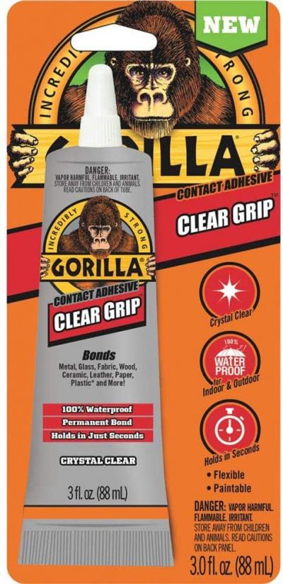 Gorilla Clear Grip 3oz.