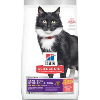 Adult Sensitive Stomach & Skin Grain Free Dry Cat Food 13lb