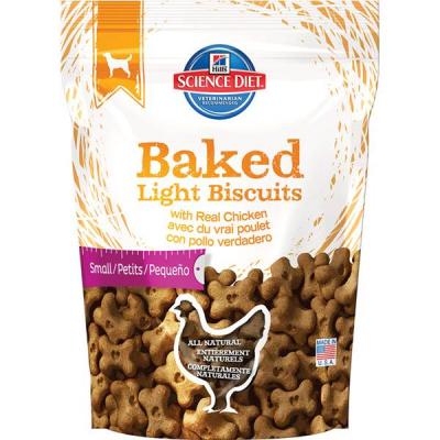 Canine Baked Light Biscuits with Real Chicken Dog Treats Small 8oz