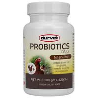 Duravet Probiotics Dailey for Poultry 100gm.