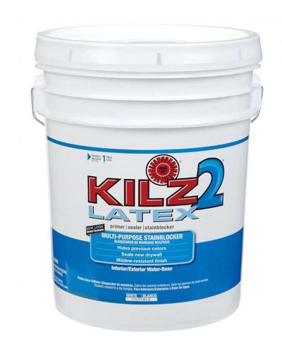 Kilz 2 Latex White Water-Based Interior and Exterior Primer and Sealer