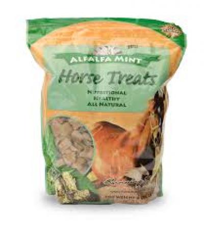 Running Horse Alfafa and Mint Horse Treats 4Lb.