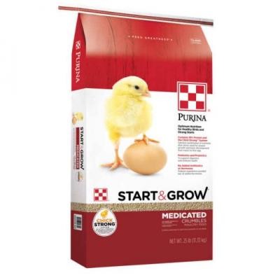 Purina Start & Grow Medicated Chick Starter 5Lb.