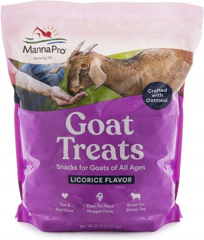 MannaPro Goat Treats Licorice Flavor 6Lb.
