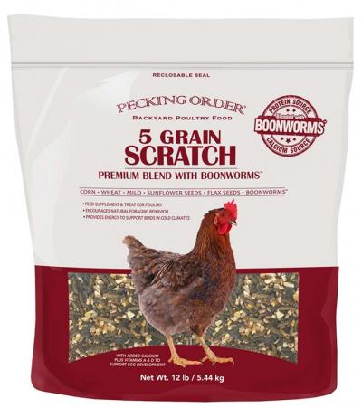 Pecking Order 5-Grain Scratch 12Lb.