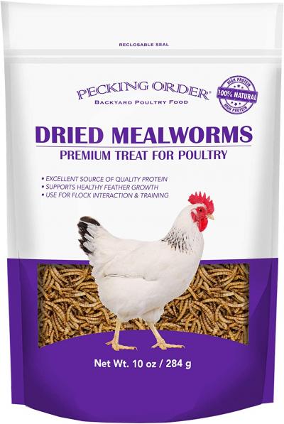 Pecking Order Dried Mealworms 10oz.