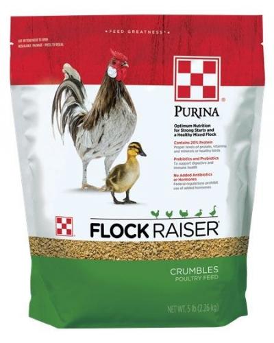 Purina Flock Raiser Multi Flock Feed 5Lb.