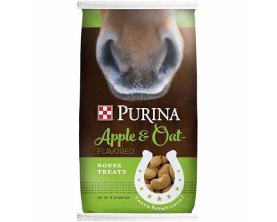Purina Apple & Oat Flavor Horse Treats 15Lb.