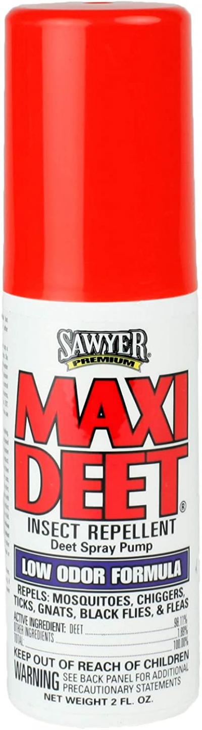 Sawyer Premium Maxi Deet 100% DEET Insect Repellent Pump .2oz.