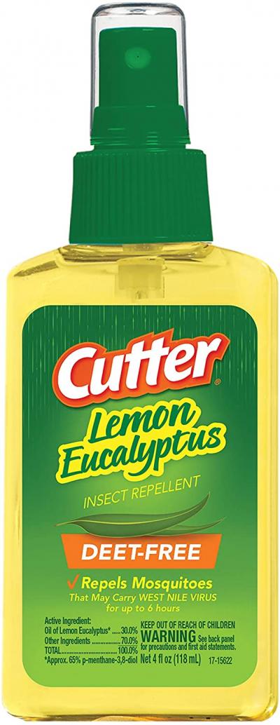 Cutter Lemon Eucalyptus Deet Free Insect Repellent 4oz.