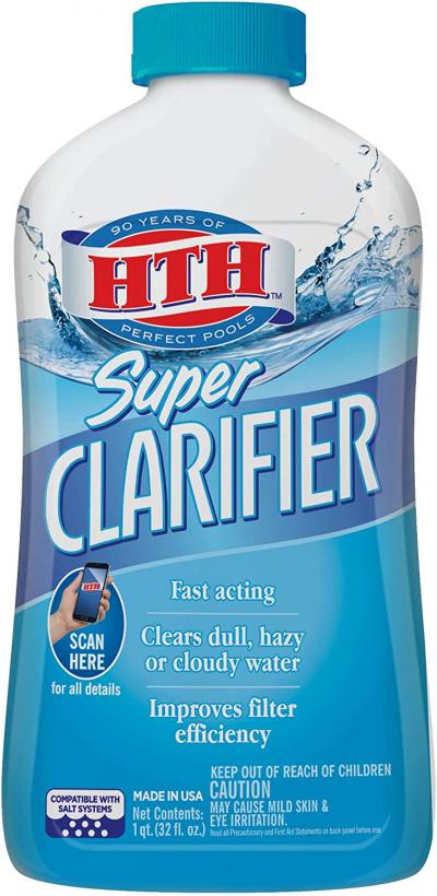 HTH Super Clarifier Swimming Pool Cleaner 32oz.