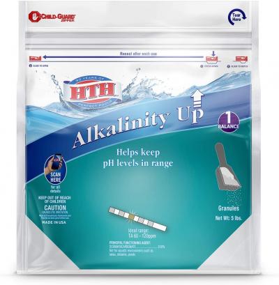 HTH Alkalinity Up Balancer for Swimming Pools 5Lb.