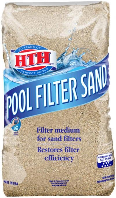 HTH Pool Filter Sand Cleaner and Clarifier 50Lb.