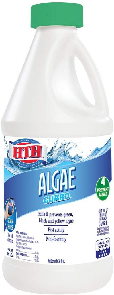 HTH Algae Guard Swimming Pool Algaecide Cleanser 38oz.