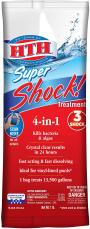 HTH Super Shock Treatment Swimming Pool Chlorine Cleaner 1Lb.