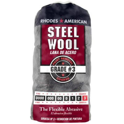 Rhodes American 3-Grade Coarse Steel Wool 12-Pk