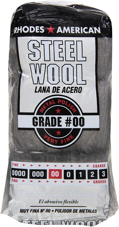 Rhodes American 00-Grade Steel Wool Fine 12-Pk