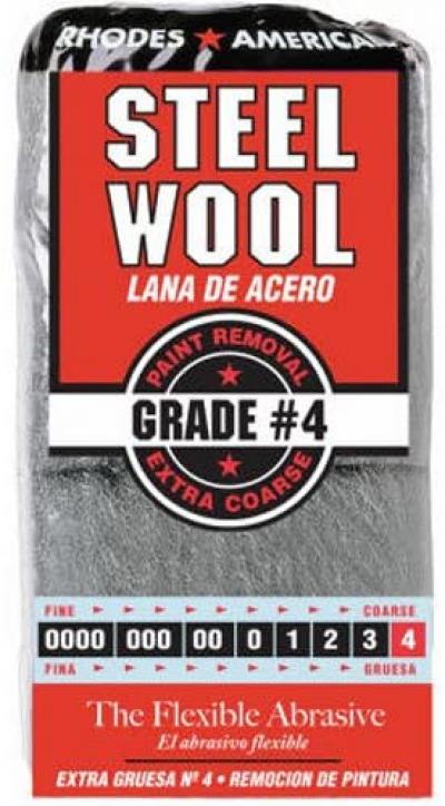 Rhodes American 4-Grade Extra Coarse Steel Wool 12-Pk