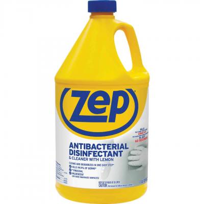 Zep Antibacterial Disinfectant & Cleaner with Lemon 128oz.